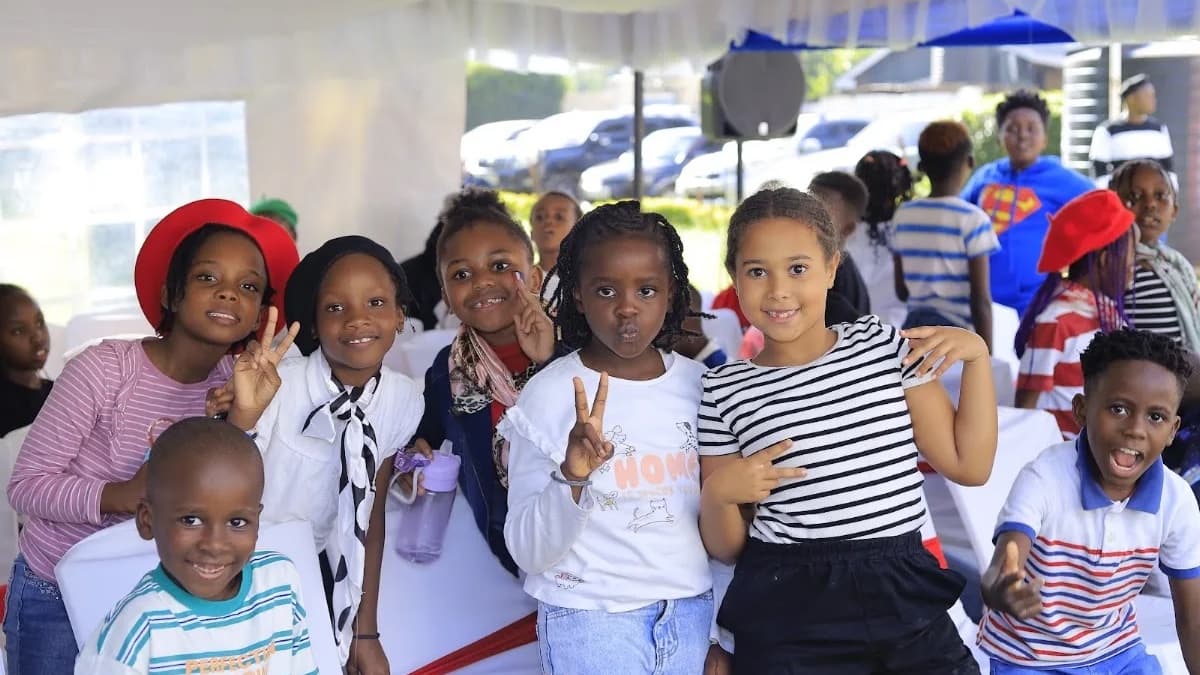 Kigwa Ridge School learners celebrating French and Music Day